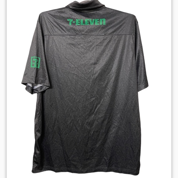 7 Eleven Employee 7-11 Uniform Work Polo Shirt Polyester Men’s Size Large NEW - Picture 2 of 4